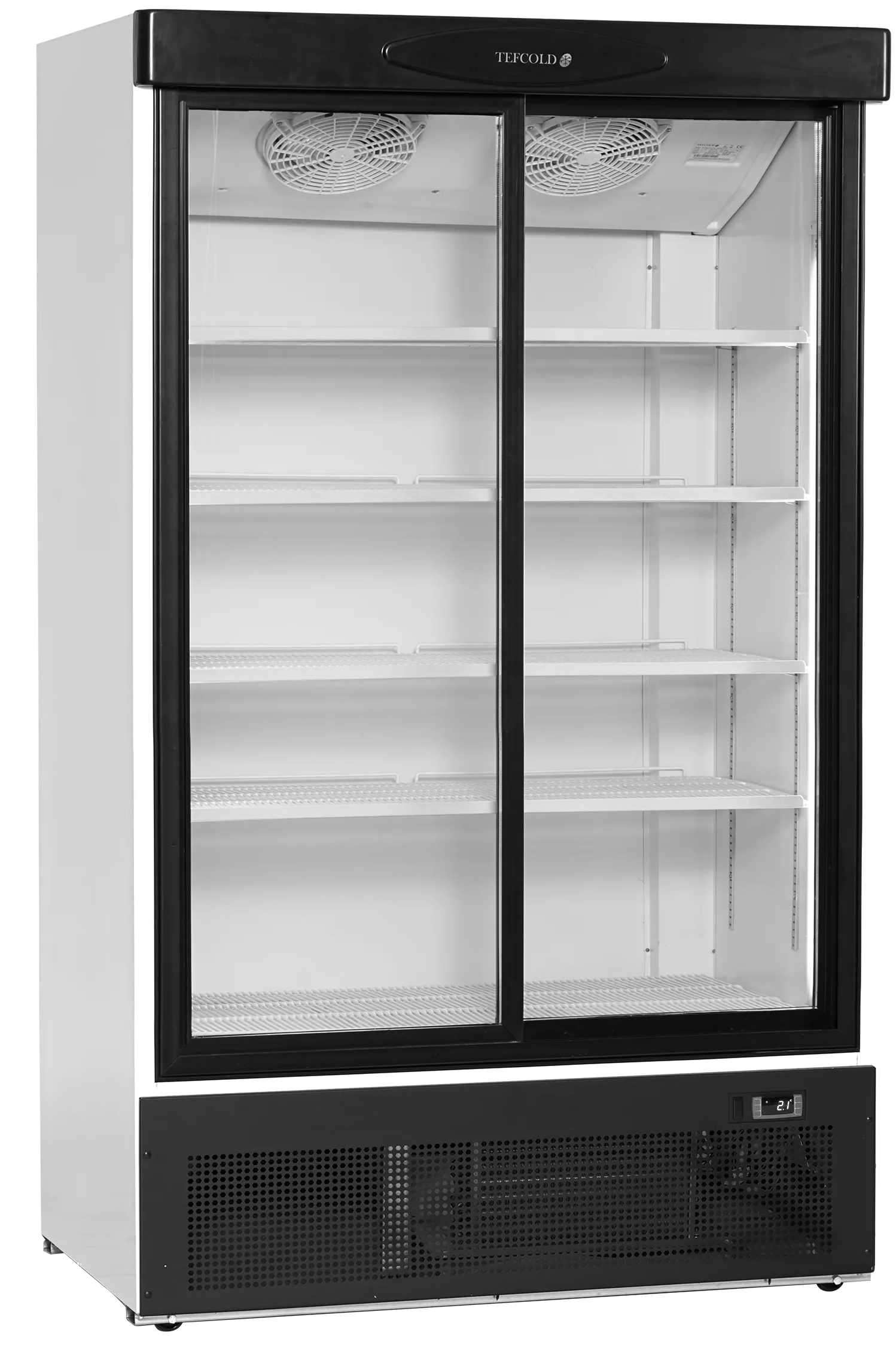 Tefcold FS1202S 2-Door Display Cooler with Sliding doors