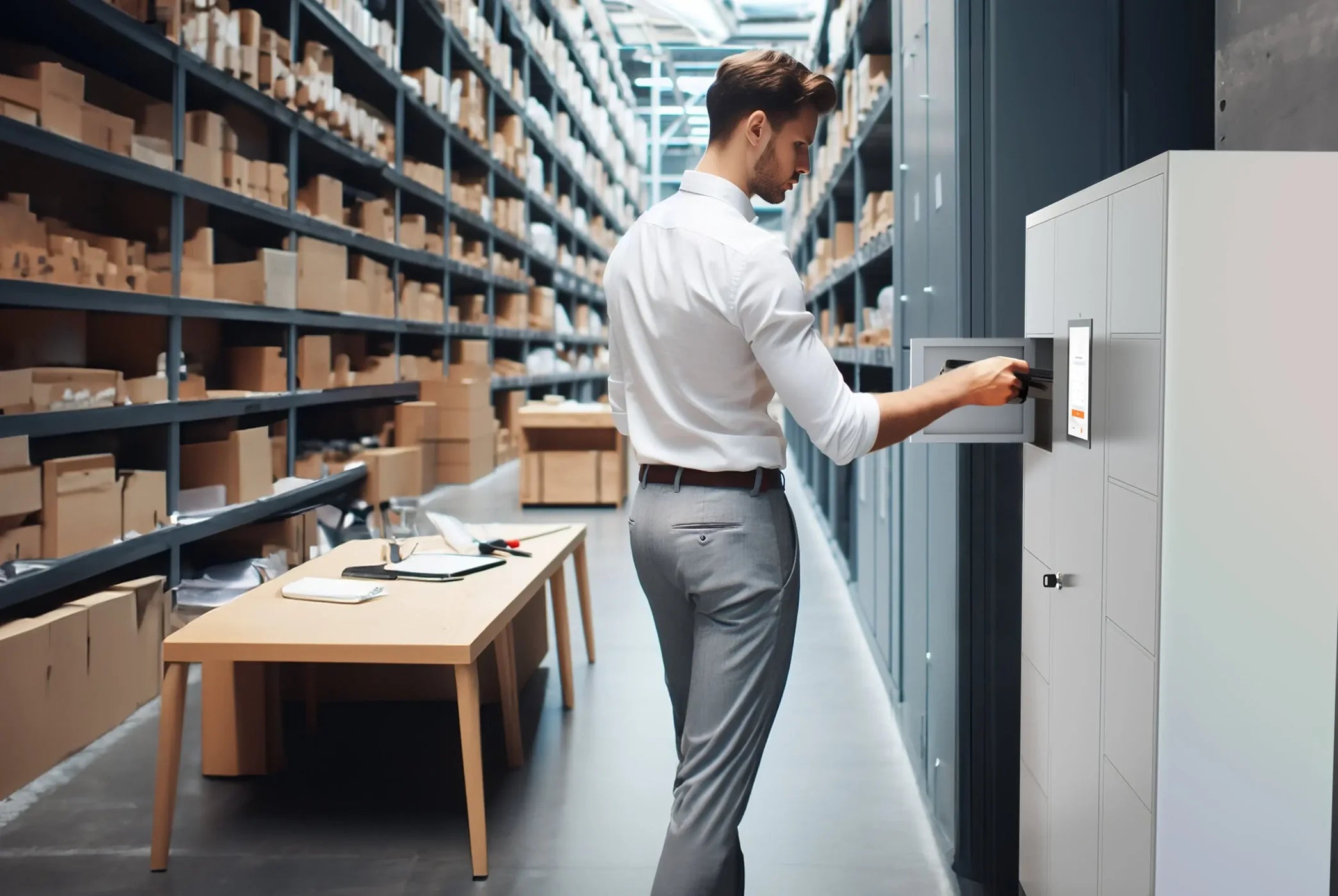 Smart Lock and Charge Locker Device Management System 12 Doors