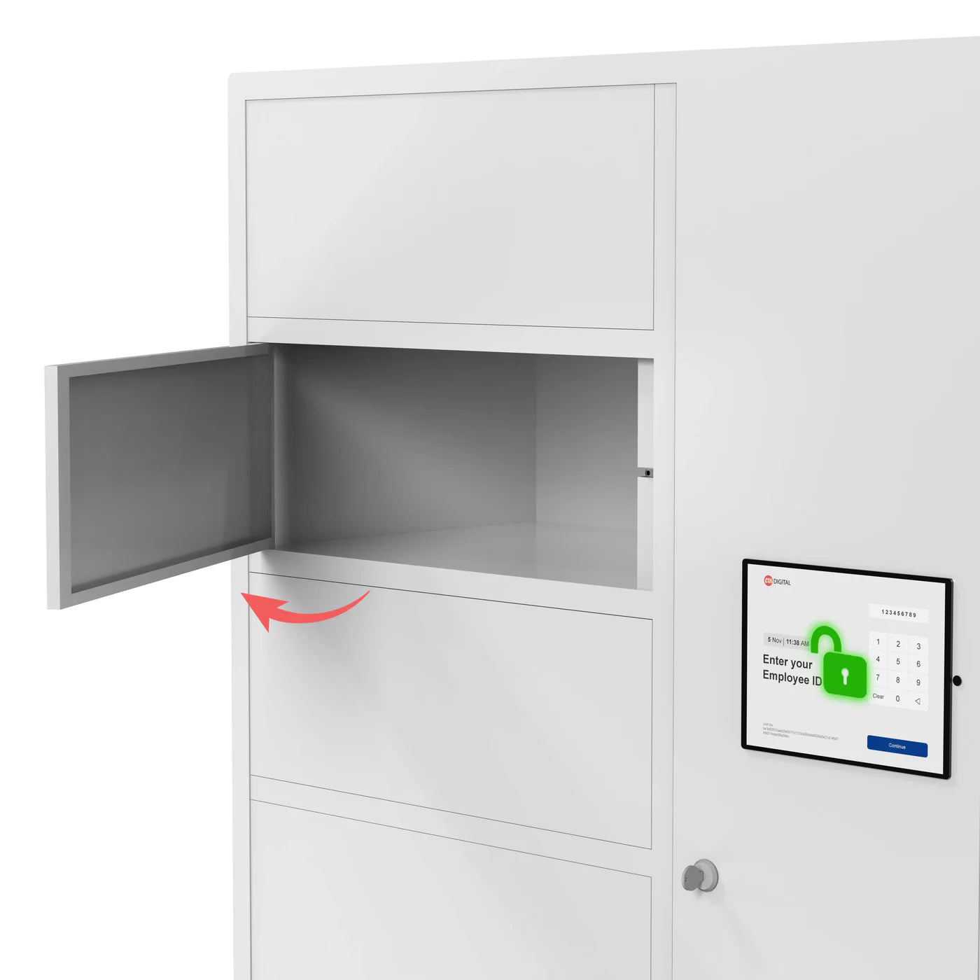 Smart Lock and Charge Locker Device Management System 20 Doors