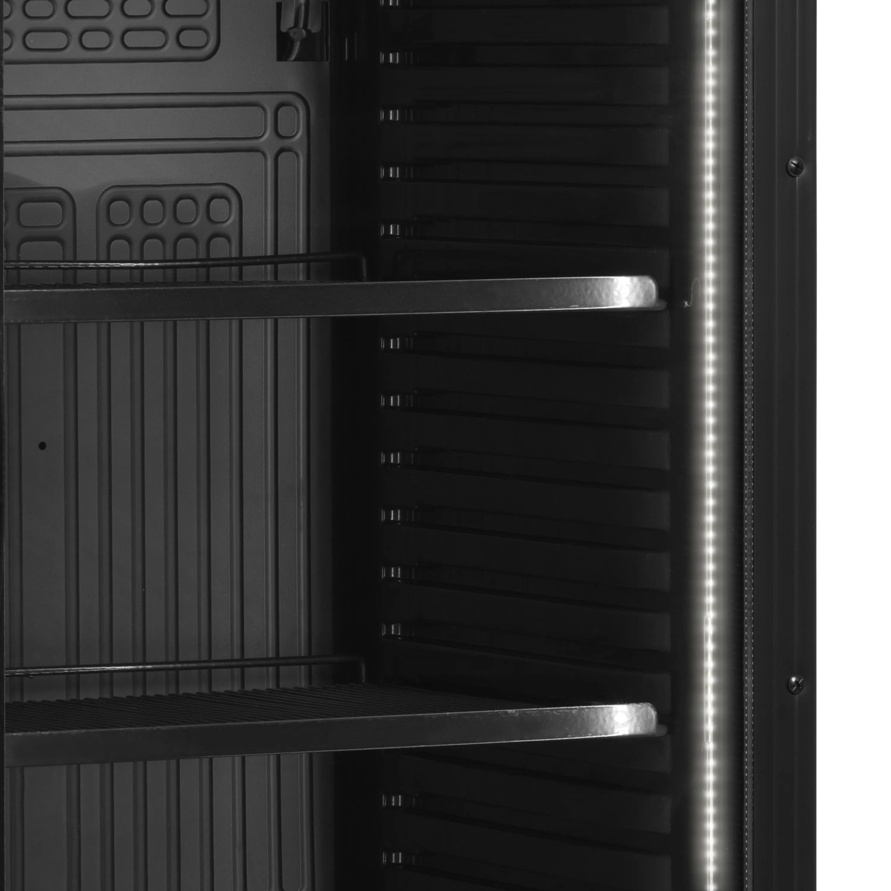 Tefcold CEV425CP Black Display Fridge